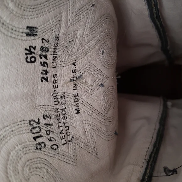 ABILENE genuine leather western cowboy women tall boots grey - Picture 2 of 5